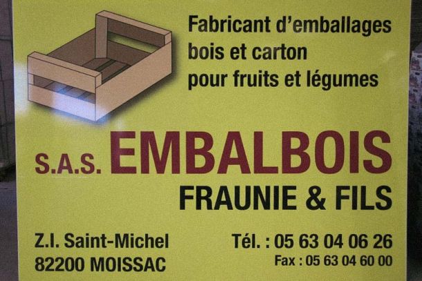 création entreprise Embalbois 